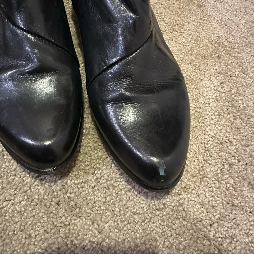 Regarde Le Ciel Leather Ankle Boots Booties